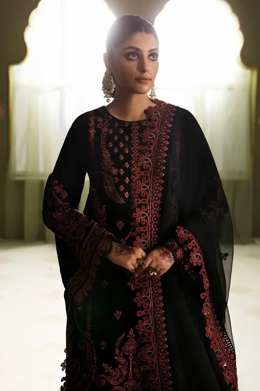 Baroque | Jahanara Luxury Velvet 23 | UF-468 - Aqsa Fabrics