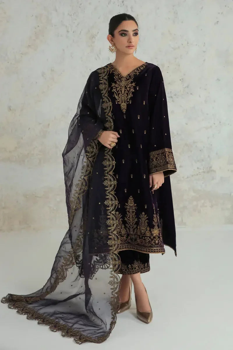 Baroque | Jahanara Luxury Velvet 23 | UF-239 - Aqsa Fabrics