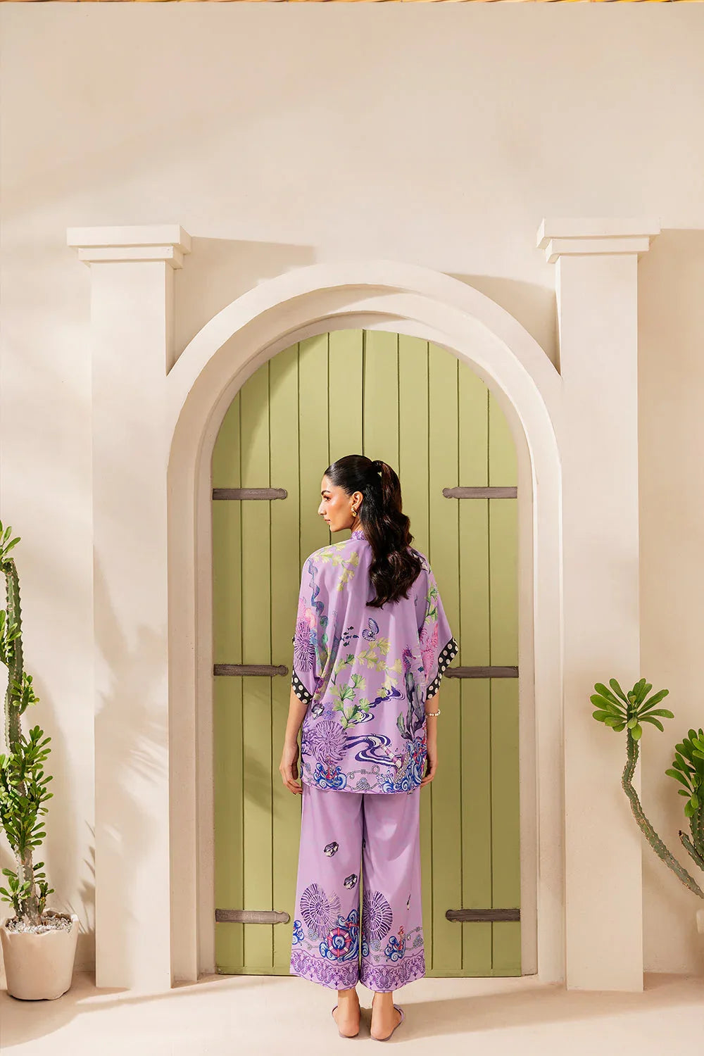 Saira Rizwan | Silk Coords 25 | LILAC LUSH - SRSP-25-10 - Aqsa Fabrics