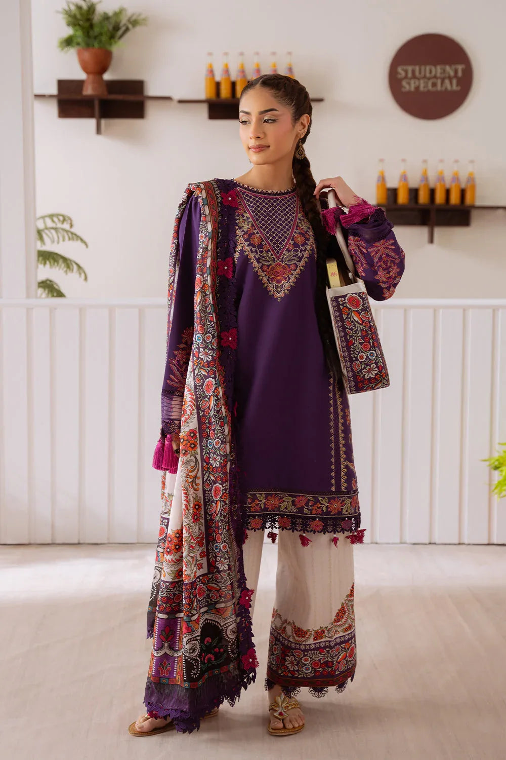 Saira Rizwan | Laanem Summer Lawn 25 | ELIF-B-SRL25-05 - Aqsa Fabrics