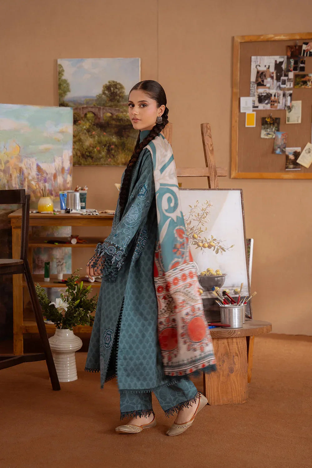 Saira Rizwan | Laanem Summer Lawn 25 | SEREN-B-SRL25-08 - Aqsa Fabrics