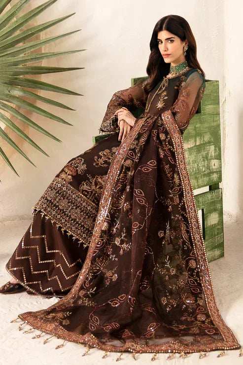 Alizeh | Heer Festive Collection 24 | Hazel - V17D01 - Aqsa Fabrics