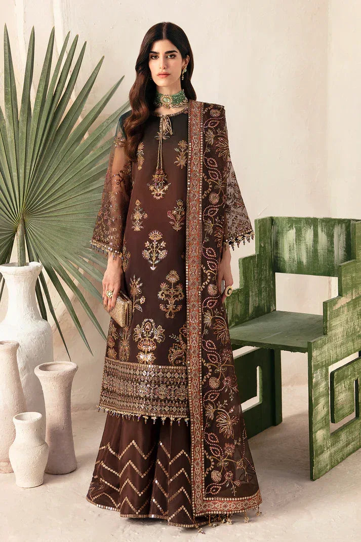 Alizeh | Heer Festive Collection 24 | Hazel - V17D01 - Aqsa Fabrics