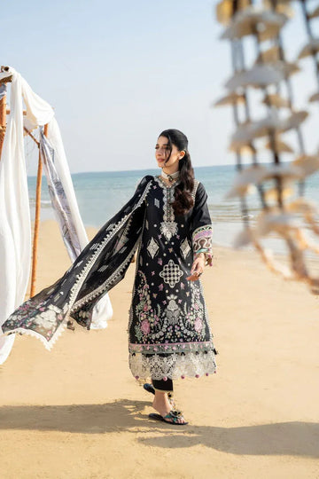Aabyaan | Saagar Luxury Lawn 25 | TALIA (AS-08) - Aqsa Fabrics