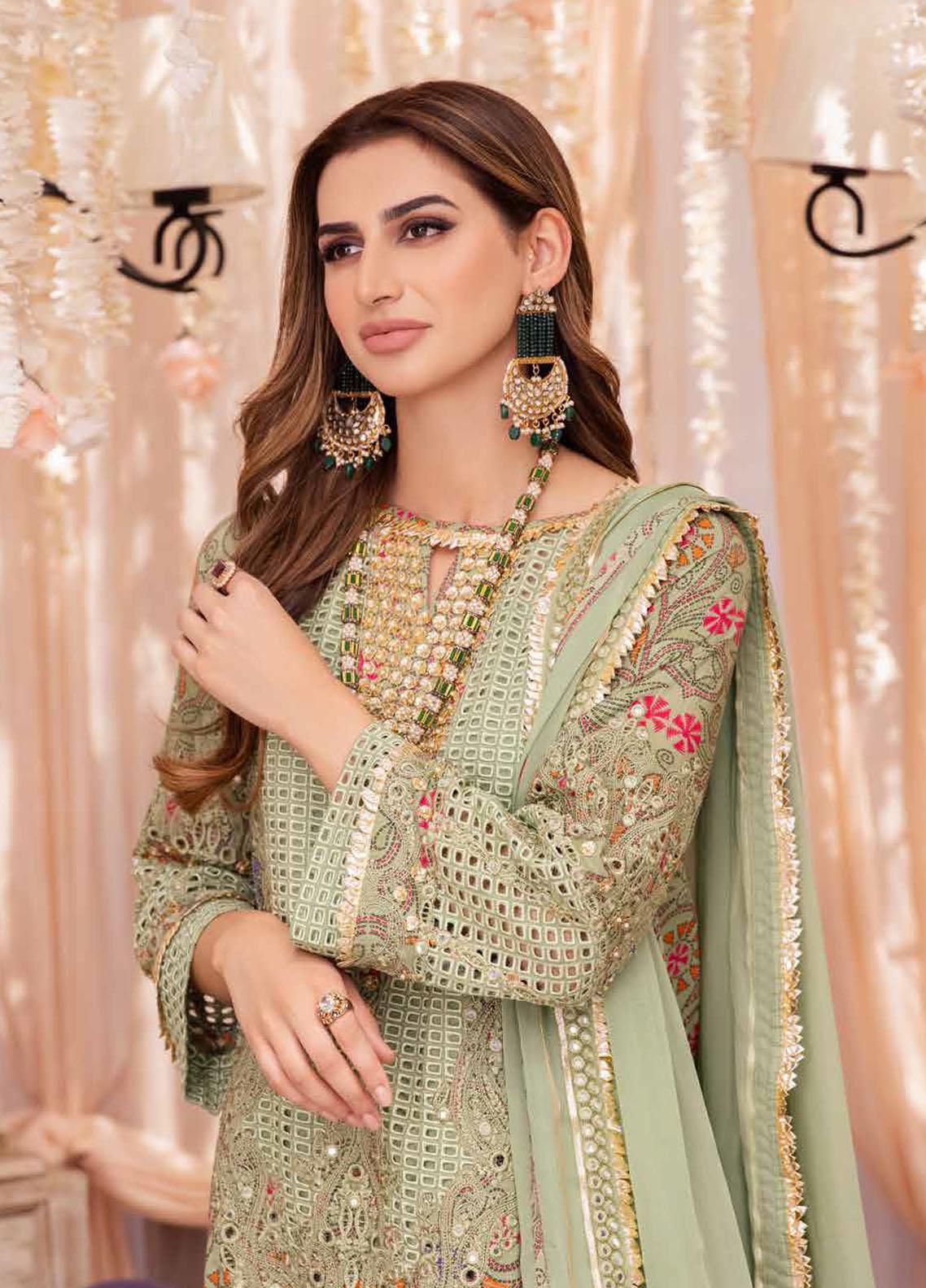 Charizma | Luxury Embroidered Eid Collection | ED23-06 - Aqsa Fabrics