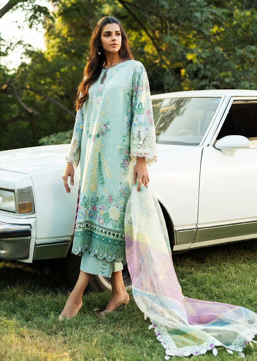 Sadaf Fawad Khan | Siraa Lawn 25 | MID SUMMER EVENING - A - Aqsa Fabrics