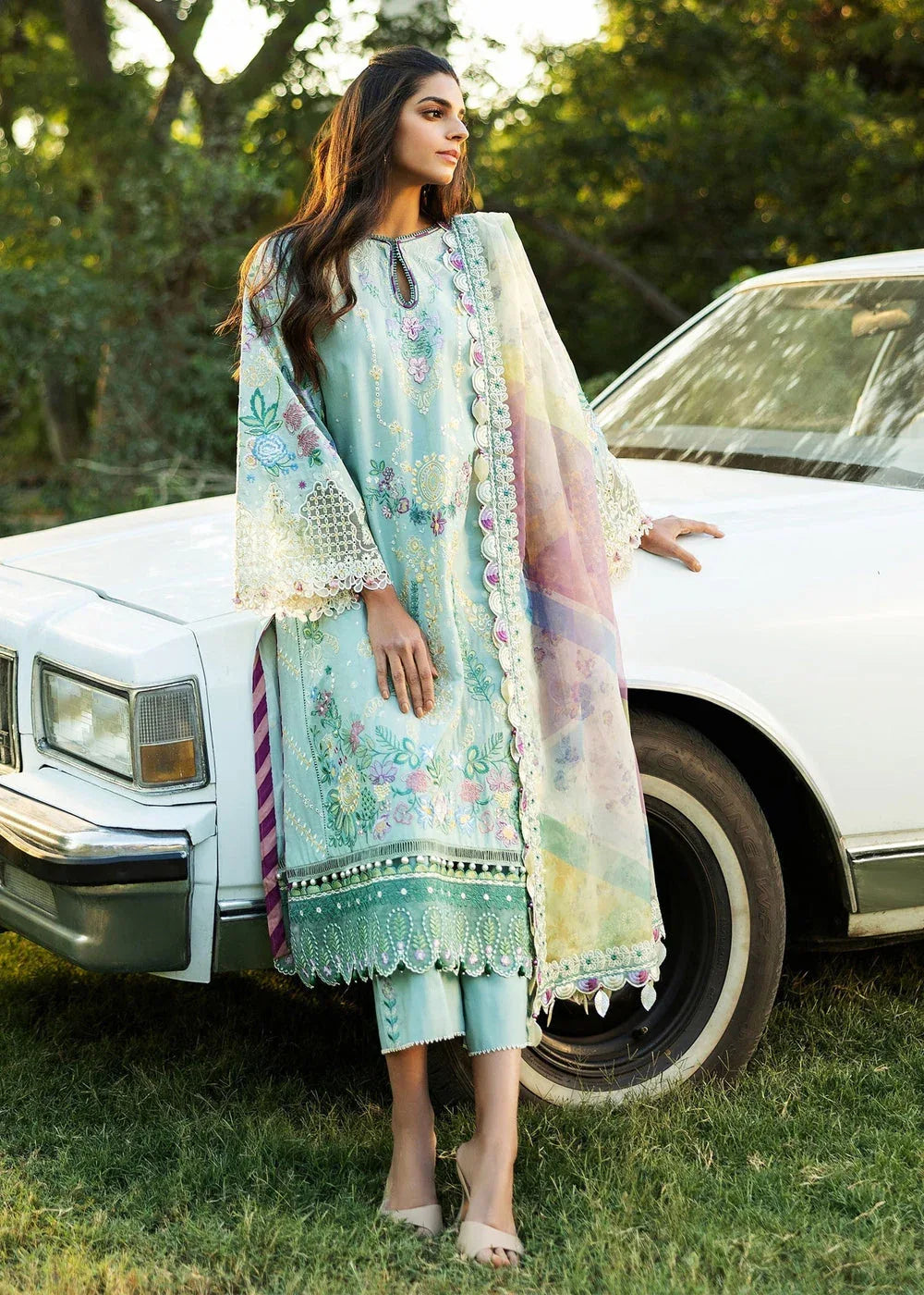 Sadaf Fawad Khan | Siraa Lawn 25 | MID SUMMER EVENING - A - Aqsa Fabrics