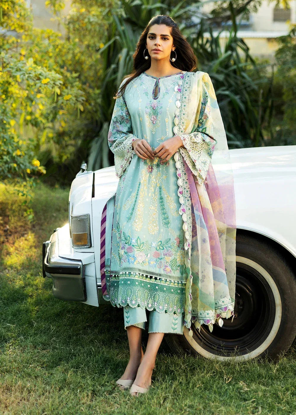 Sadaf Fawad Khan | Siraa Lawn 25 | MID SUMMER EVENING - A - Aqsa Fabrics
