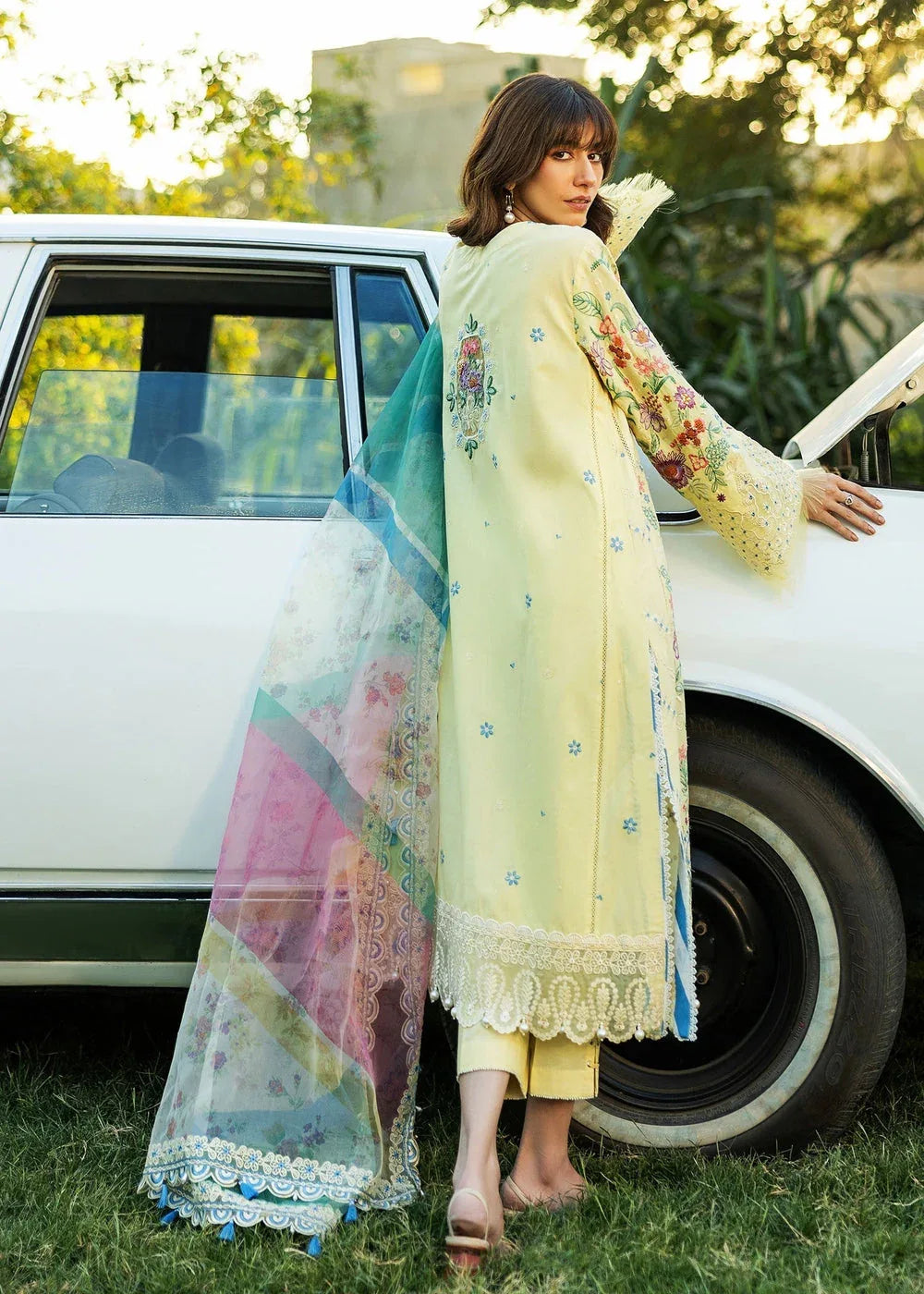 Sadaf Fawad Khan | Siraa Lawn 25 | MID SUMMER EVENING - B - Aqsa Fabrics