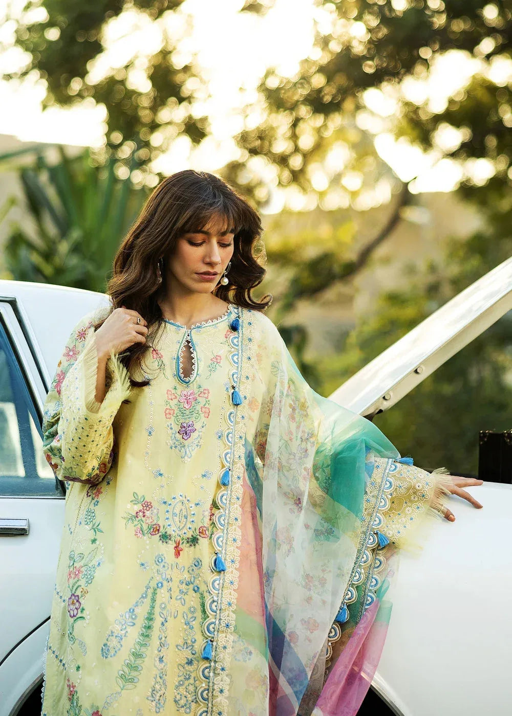 Sadaf Fawad Khan | Siraa Lawn 25 | MID SUMMER EVENING - B - Aqsa Fabrics
