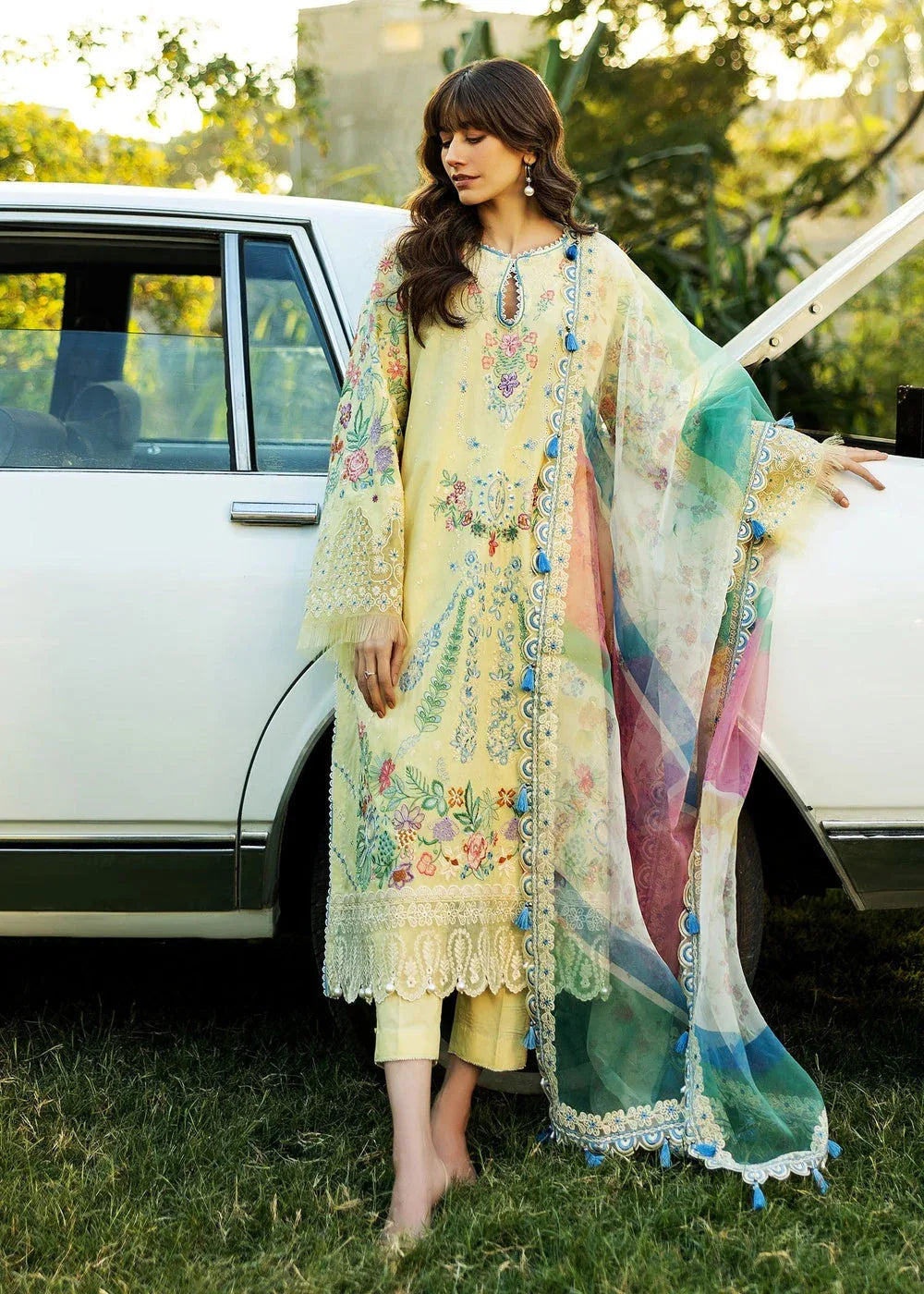Sadaf Fawad Khan | Siraa Lawn 25 | MID SUMMER EVENING - B - Aqsa Fabrics