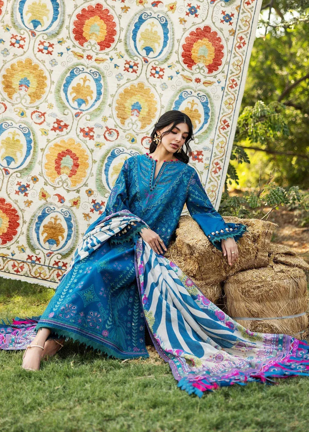 Sadaf Fawad Khan | Siraa Lawn 25 | LIANA - A - Aqsa Fabrics