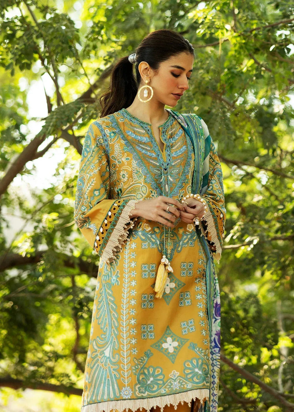 Sadaf Fawad Khan | Siraa Lawn 25 | LIANA - B - Aqsa Fabrics