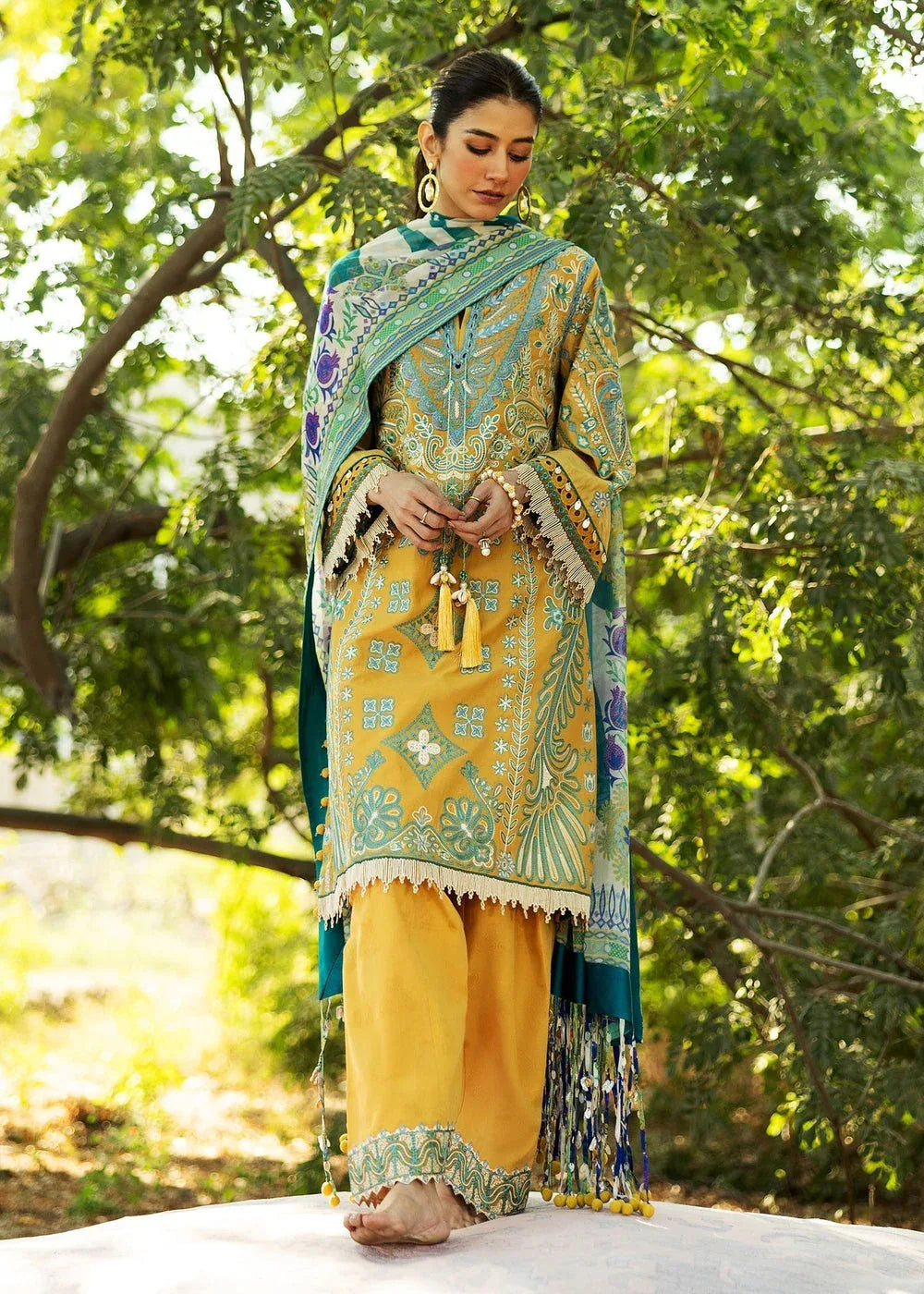 Sadaf Fawad Khan | Siraa Lawn 25 | LIANA - B - Aqsa Fabrics