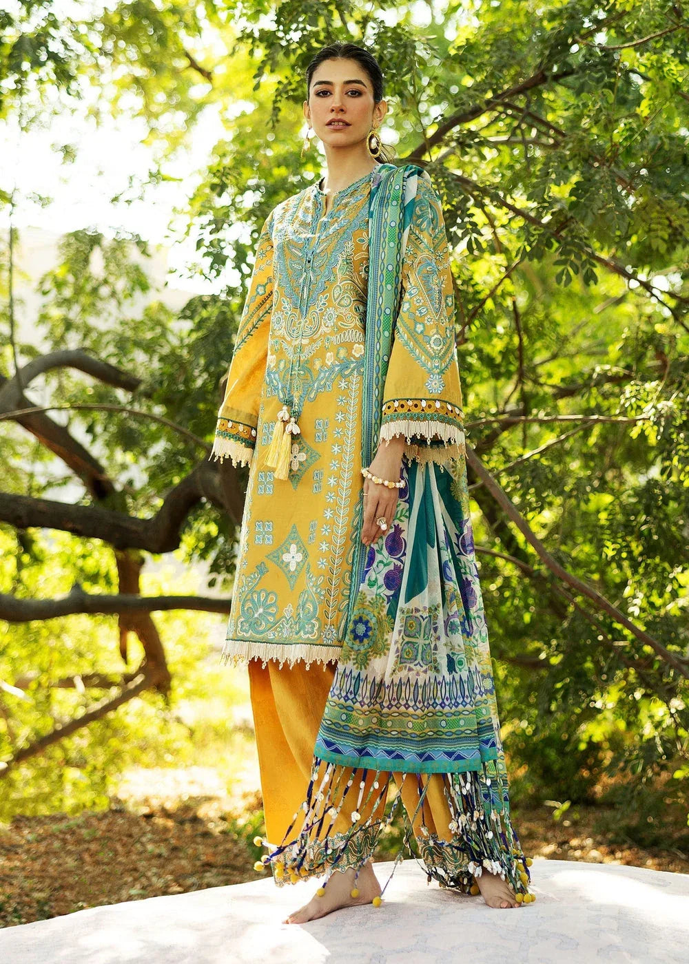 Sadaf Fawad Khan | Siraa Lawn 25 | LIANA - B - Aqsa Fabrics