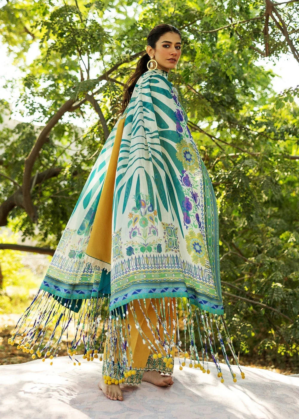 Sadaf Fawad Khan | Siraa Lawn 25 | LIANA - B - Aqsa Fabrics