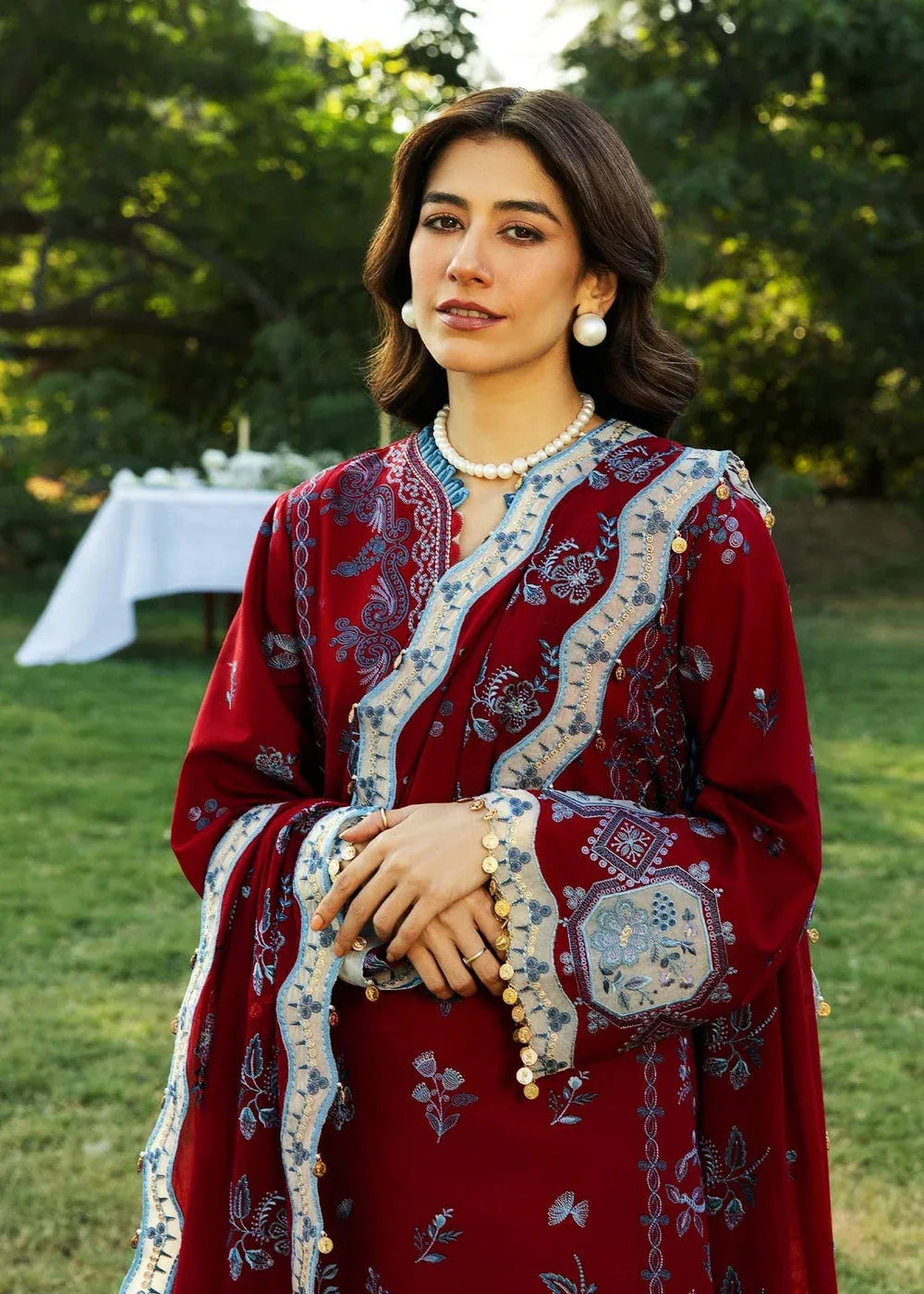 Sadaf Fawad Khan | Siraa Lawn 25 | KOI - A - Aqsa Fabrics