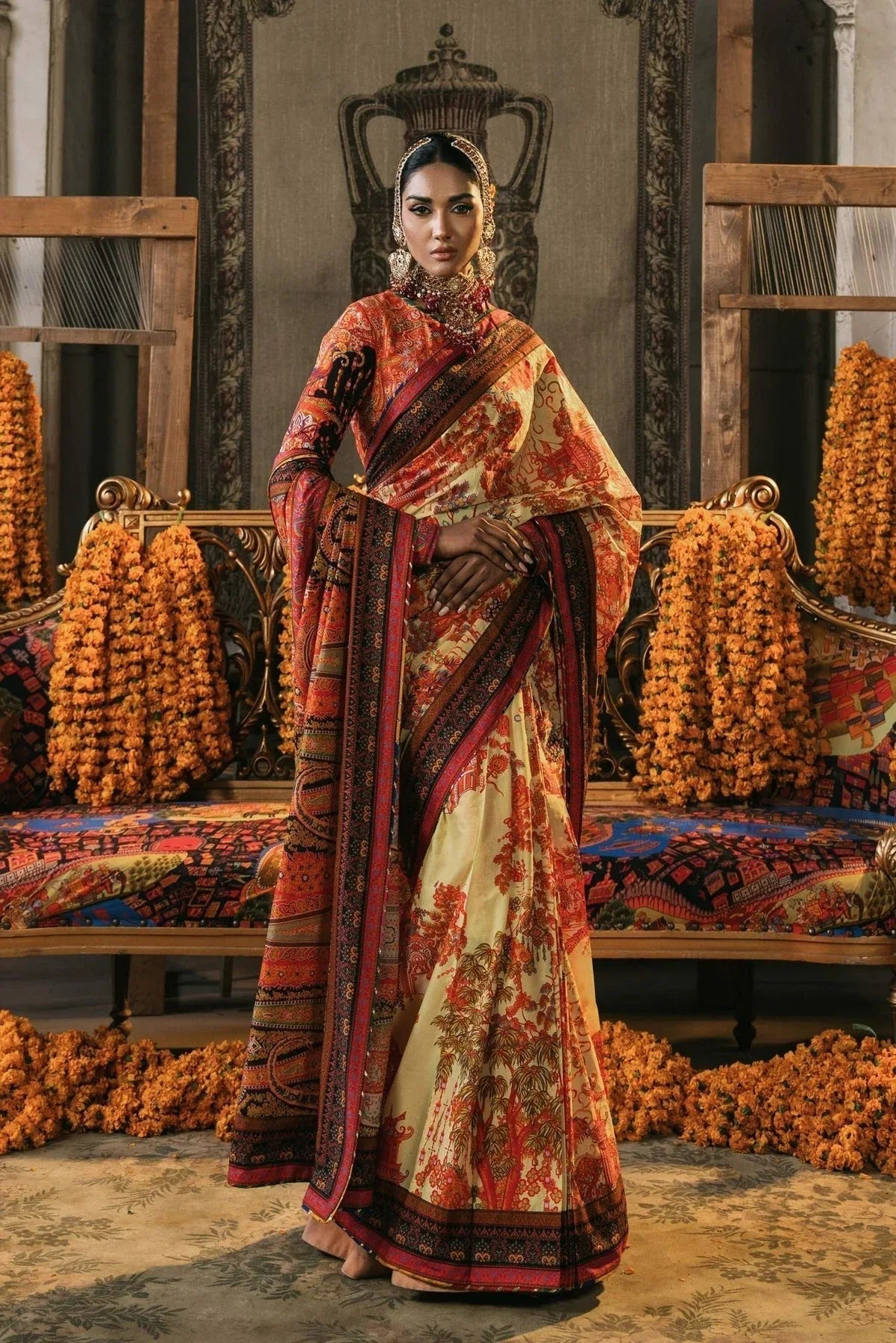 Fahad Hussayn | Lawn Banger | Damavand - Aqsa Fabrics