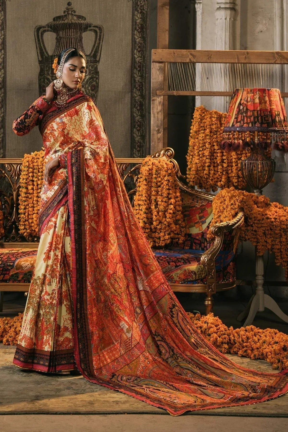 Fahad Hussayn | Lawn Banger | Damavand - Aqsa Fabrics