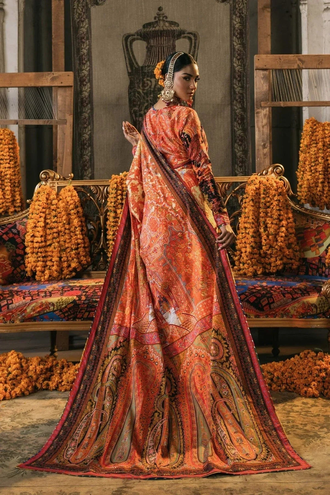 Fahad Hussayn | Lawn Banger | Damavand - Aqsa Fabrics