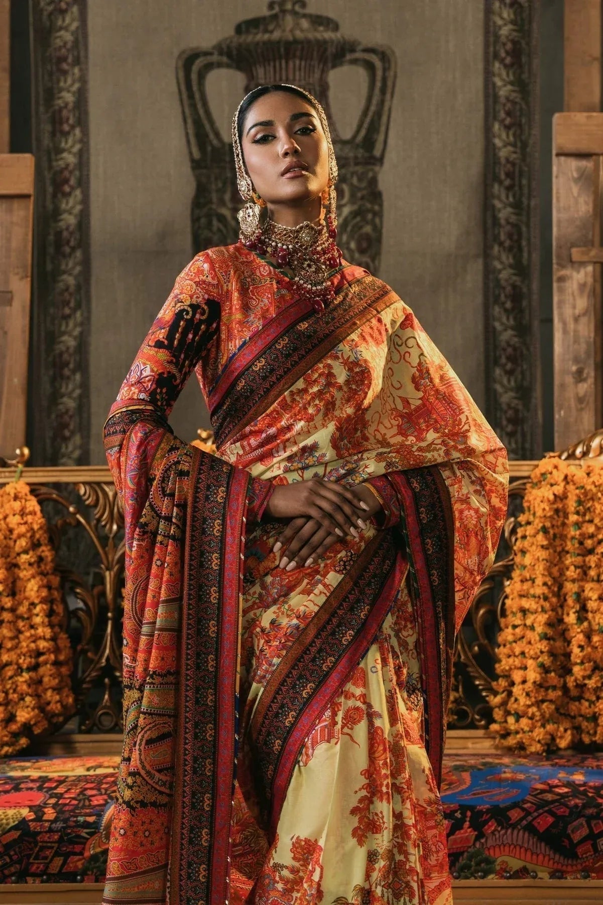 Fahad Hussayn | Lawn Banger | Damavand - Aqsa Fabrics