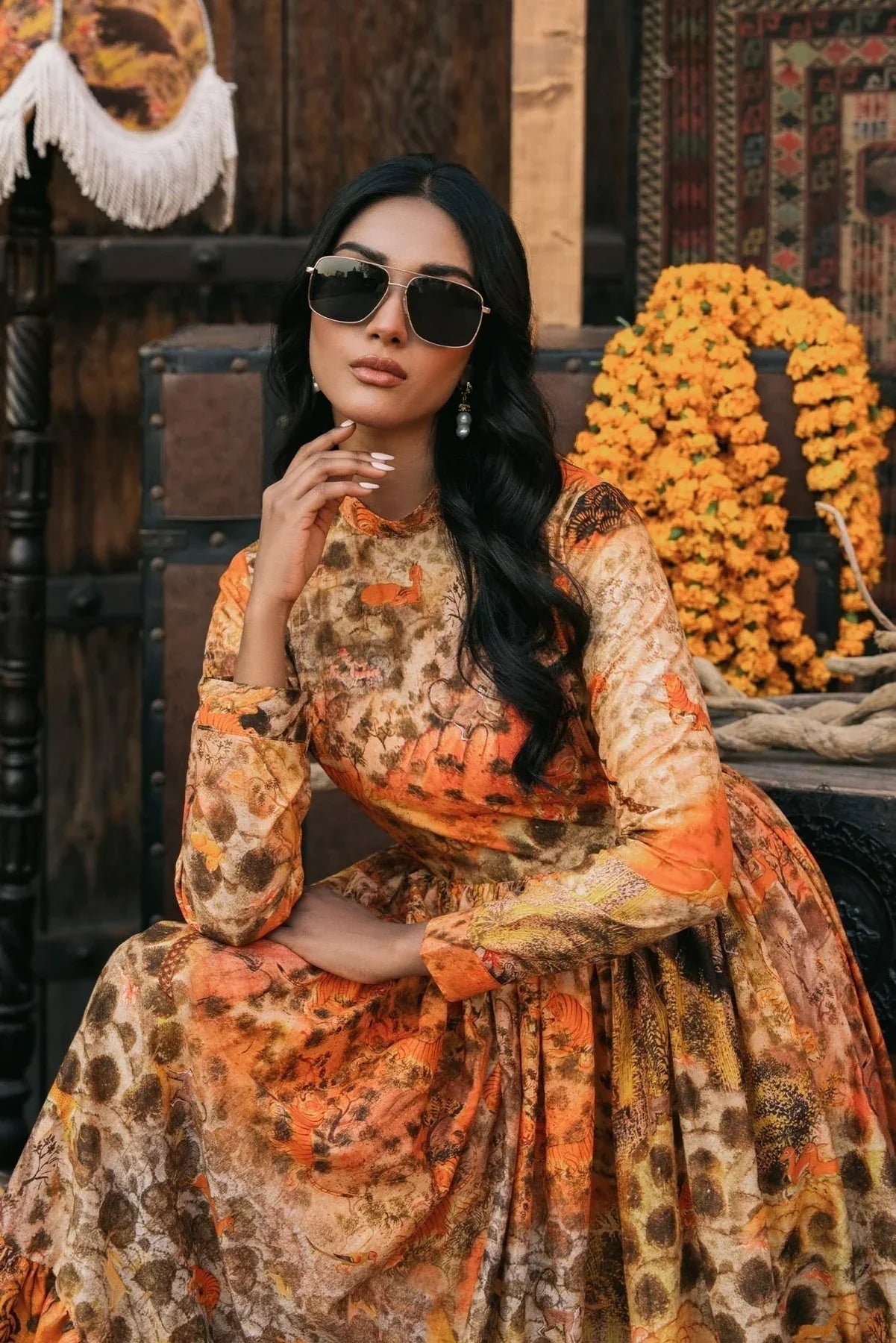 Fahad Hussayn | Lawn Banger | Darshan - Aqsa Fabrics