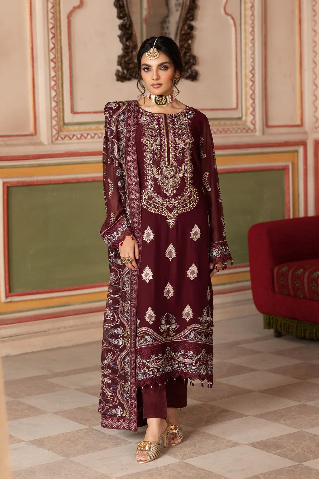 Ramsha | Dastan Formals | T-301 - Aqsa Fabrics