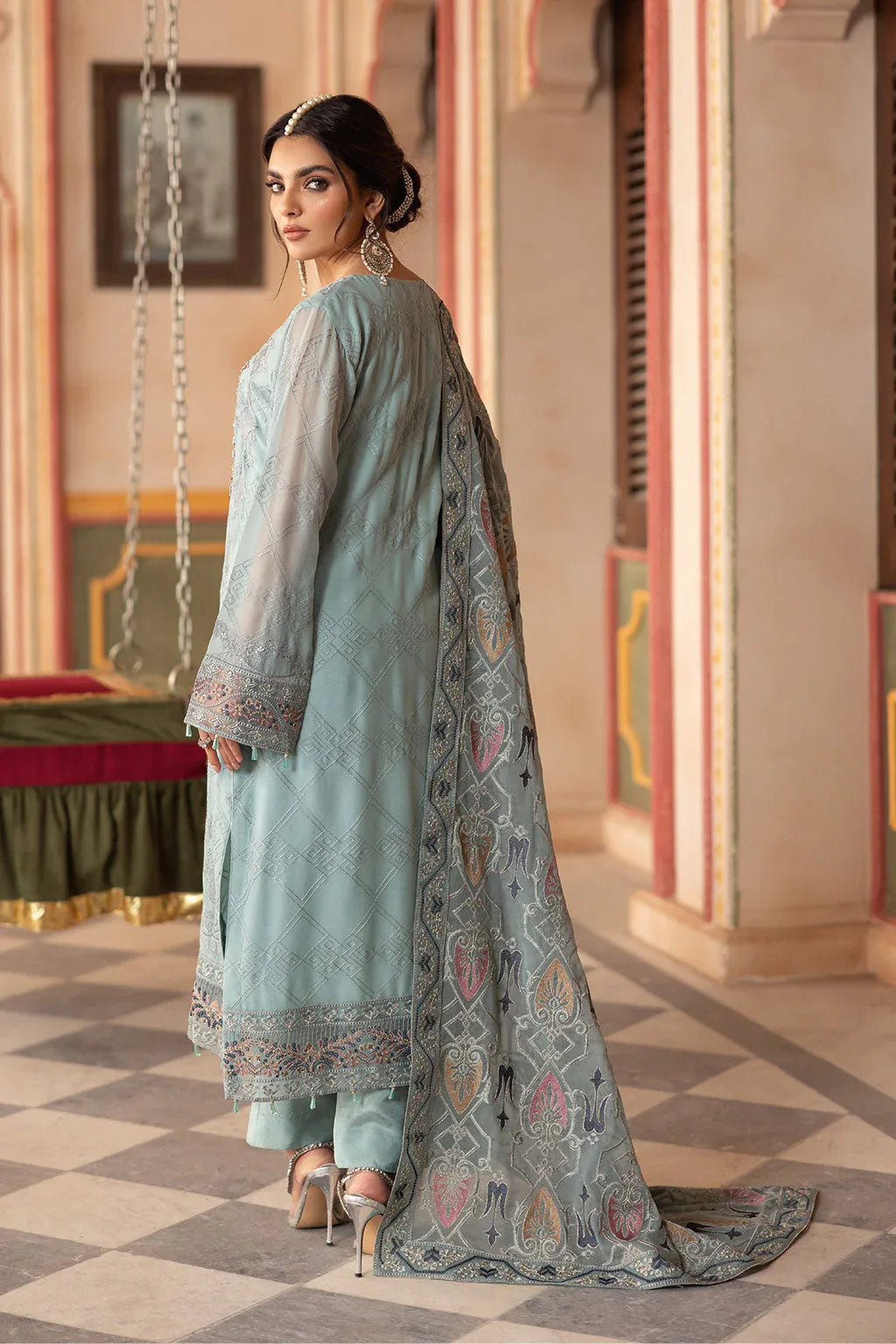 Ramsha | Dastan Formals | T-302 - Aqsa Fabrics