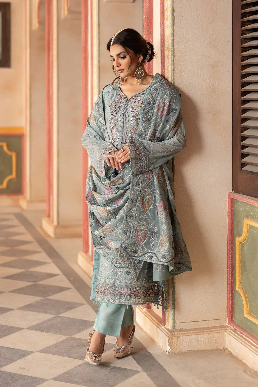 Ramsha | Dastan Formals | T-302 - Aqsa Fabrics
