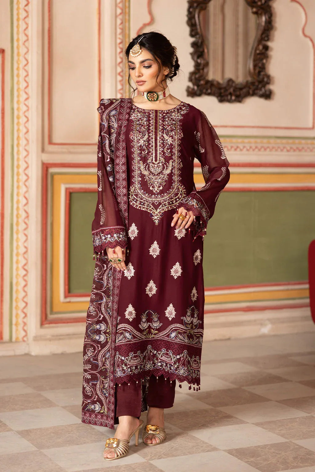 Ramsha | Dastan Formals | T-301 - Aqsa Fabrics