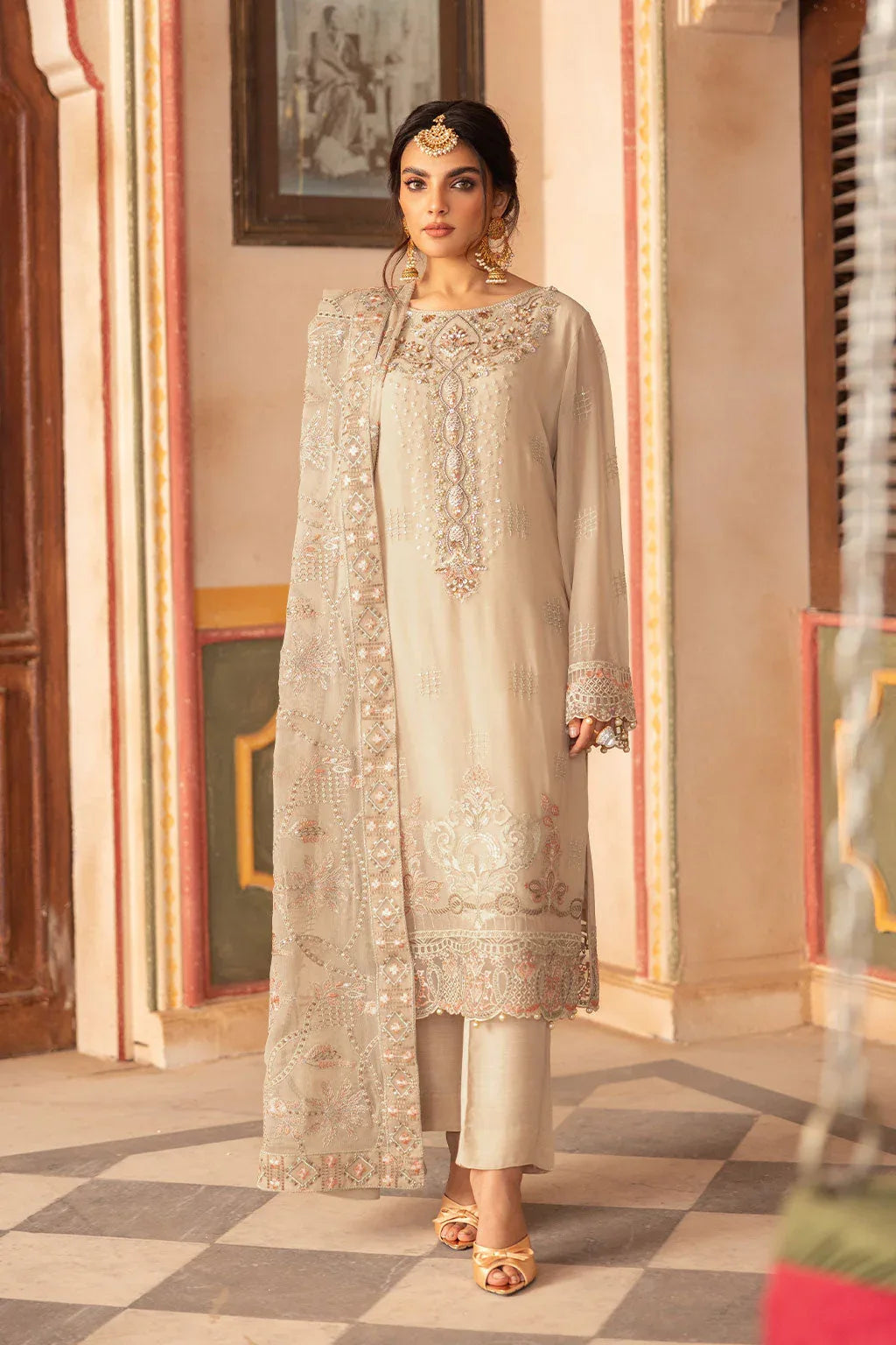 Ramsha | Dastan Formals | T-305 - Aqsa Fabrics