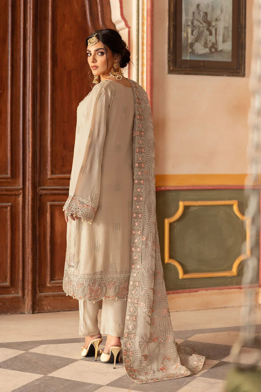 Ramsha | Dastan Formals | T-305 - Aqsa Fabrics