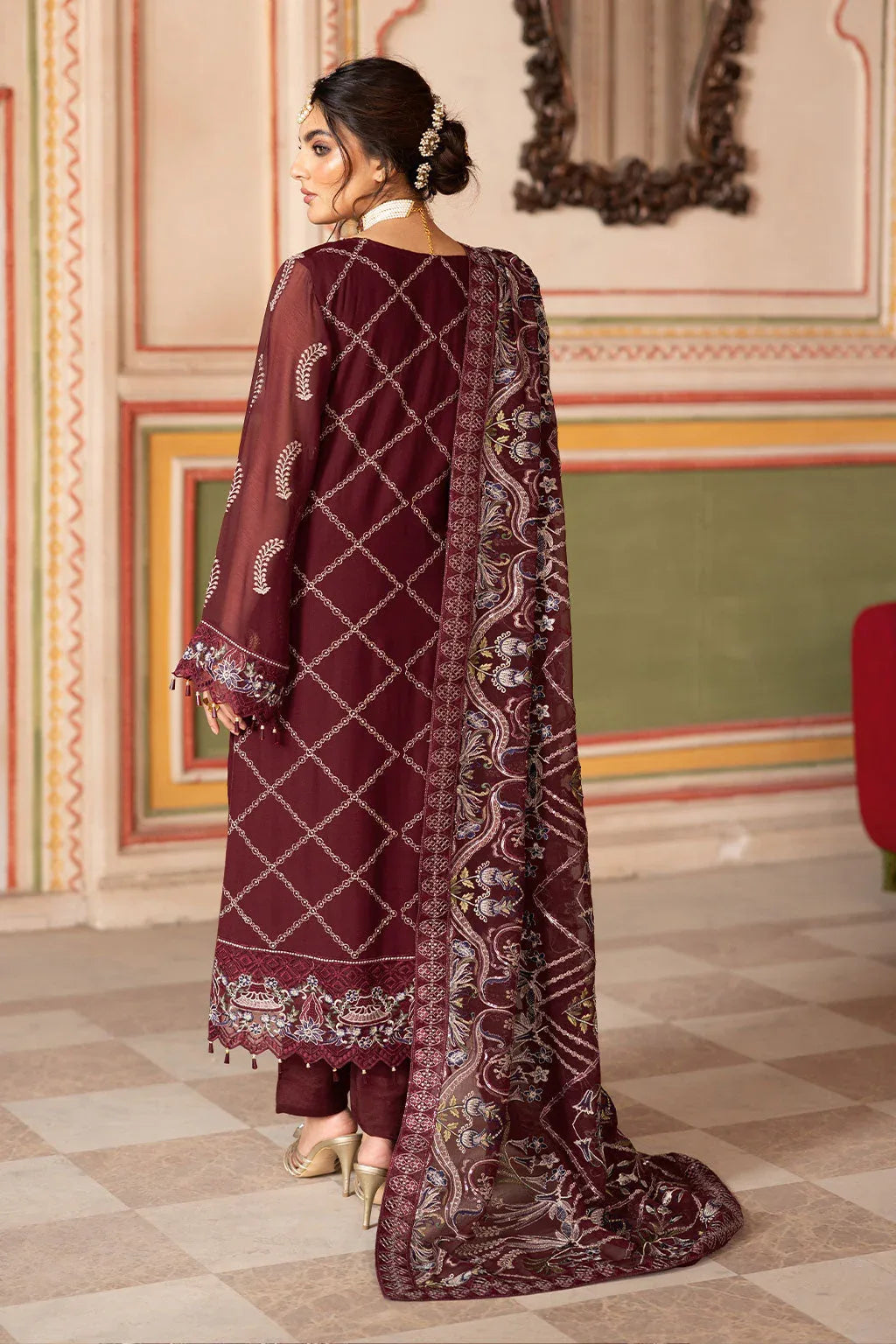 Ramsha | Dastan Formals | T-301 - Aqsa Fabrics