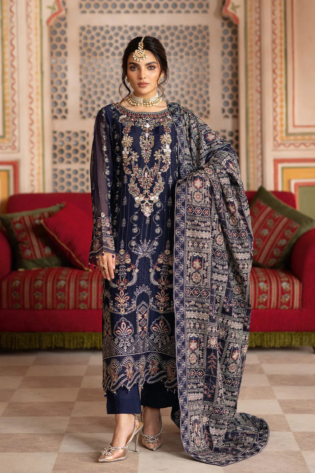 Ramsha | Dastan Formals | T-306 - Aqsa Fabrics
