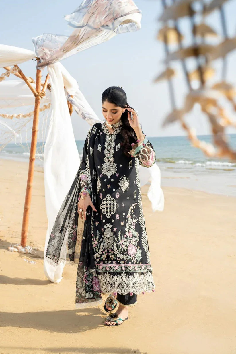 Aabyaan | Saagar Luxury Lawn 25 | TALIA (AS-08) - Aqsa Fabrics