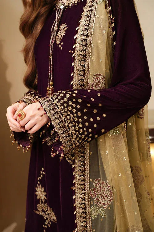Jazmin | Velvet Edit 24 | VF-2032 - Aqsa Fabrics