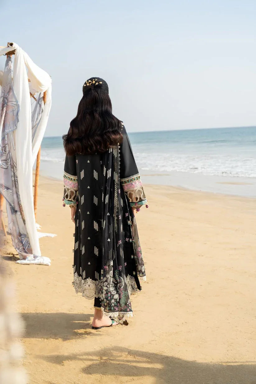 Aabyaan | Saagar Luxury Lawn 25 | TALIA (AS-08) - Aqsa Fabrics