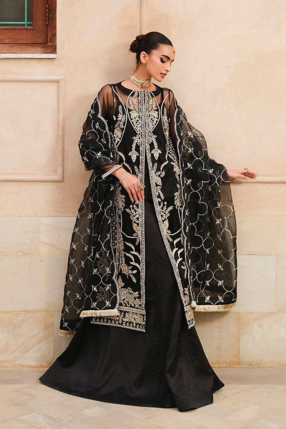 Maryum N Maria | Musk Formals |  ELIRA - FS40033 - Aqsa Fabrics