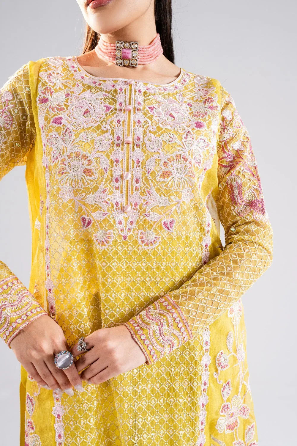Maryum N Maria | Luna Formals | ELOYA - Aqsa Fabrics