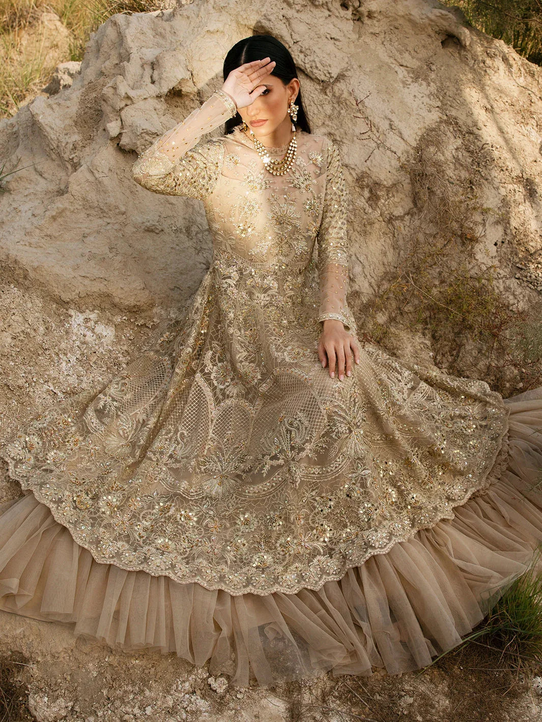 Epoque | Dawn of Love | Garnet-EP-11 - Aqsa Fabrics