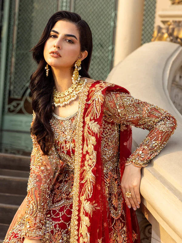 Epoque | Reverie Bridals | Cramoise - Aqsa Fabrics