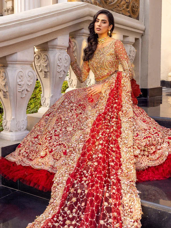 Epoque | Reverie Bridals | Ecarlate - Aqsa Fabrics
