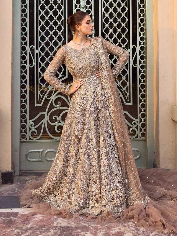 Epoque | Reverie Bridals | Chartreuse - Aqsa Fabrics