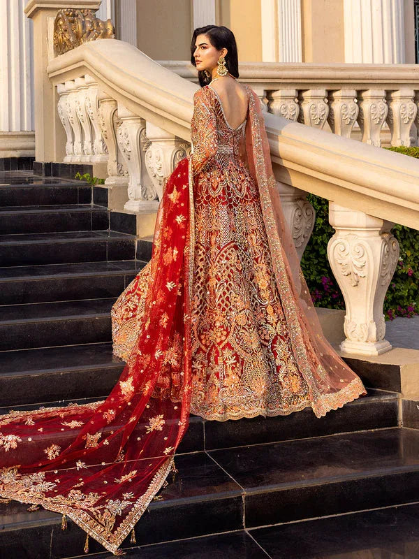 Epoque | Reverie Bridals | Cramoise - Aqsa Fabrics
