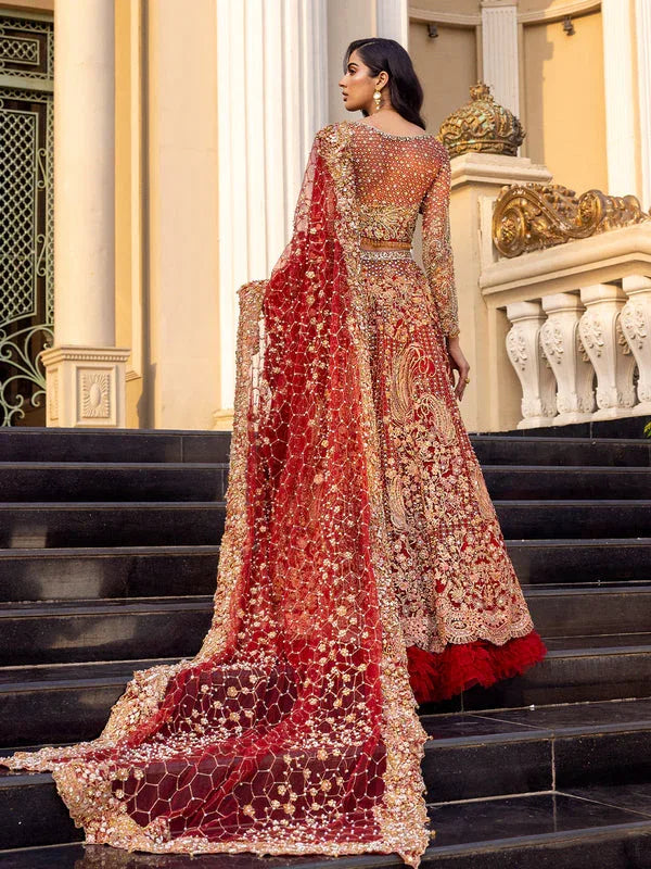 Epoque | Reverie Bridals | Ecarlate - Aqsa Fabrics