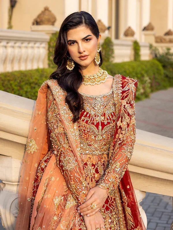 Epoque | Reverie Bridals | Cramoise - Aqsa Fabrics