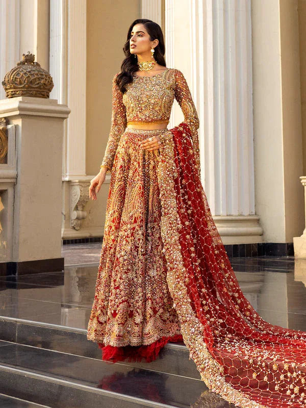 Epoque | Reverie Bridals | Ecarlate - Aqsa Fabrics