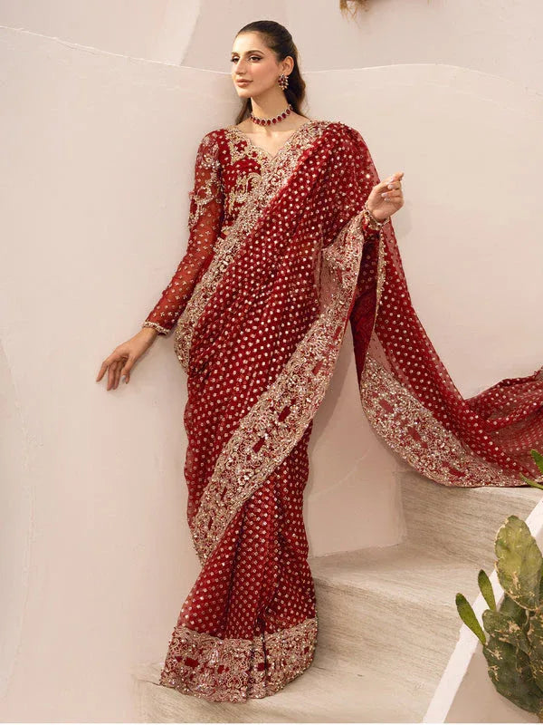 Epoque | Le Tresor Luxury Pret | AMBER - Aqsa Fabrics