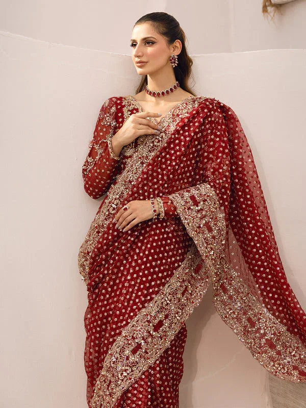 Epoque | Le Tresor Luxury Pret | AMBER - Aqsa Fabrics