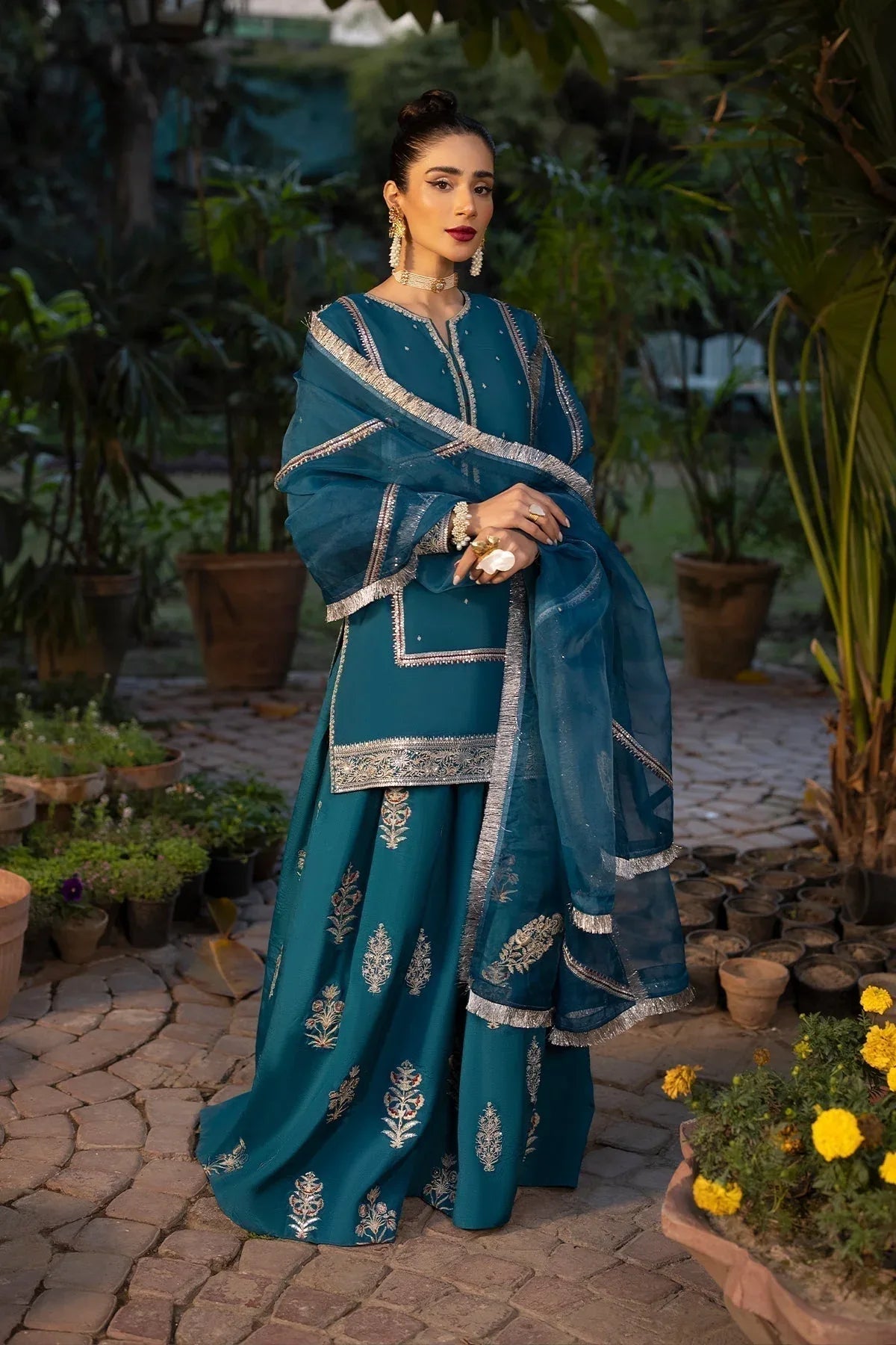 Erum Khan | Shahzeen Eid Collection | TWILIGHT - Aqsa Fabrics